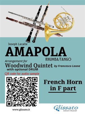 cover image of French Horn in F part of "Amapola" for Woodwind Quintet